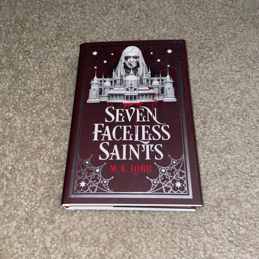Seven Faceless Saints M.K. Lobb FairyLoot Exclusive Edition Hardcover YA Fantasy